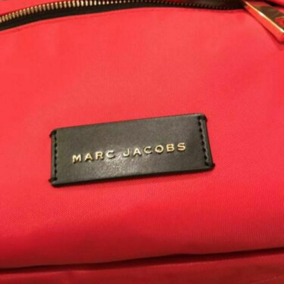New Marc Jacobs Red nylon Backpack In Red main image 7